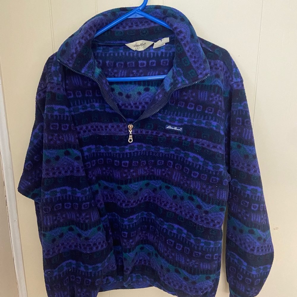 Mens Eddie Bower Half Zip Sweatshirt